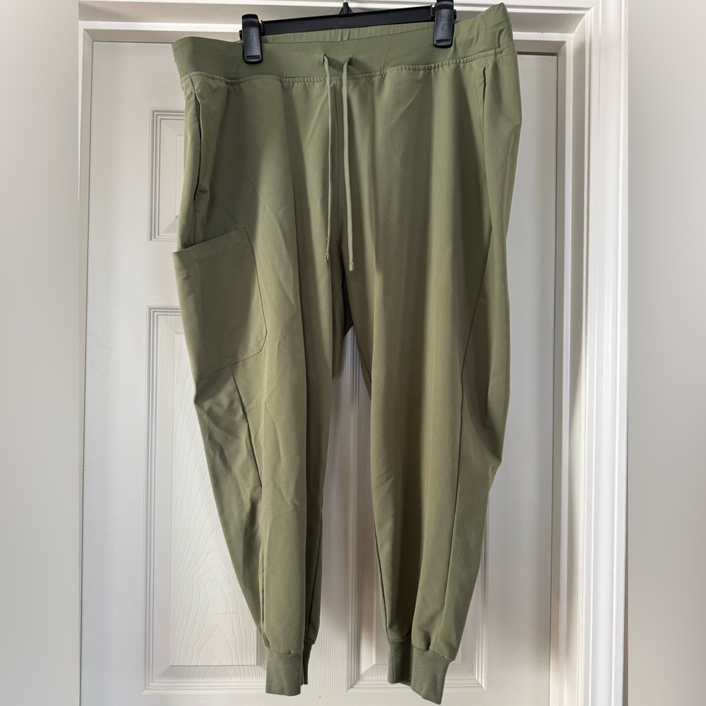 Mandala Scrubs Women’s Olive Green Scrub Pants- Joggers